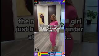 Male to Female Transgender Beauty  Cristine 🔥 viralvideo shorts mtf transgender lgbt [upl. by Llirret]