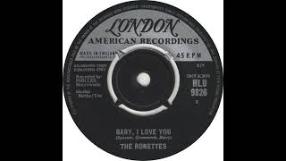 UK New Entry 1964 3 The Ronettes  Baby I Love You [upl. by Anaile995]