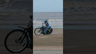 Close up of Arran Butcher and his grass track style at Mablethorpe Sand Racing meeting 24032024 [upl. by Vel824]