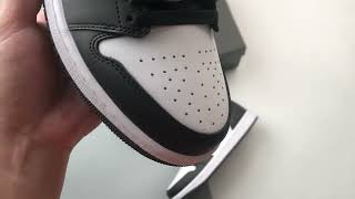 Air Jordan 1 Low Anthracite Industrial Blue Neutral Grey White [upl. by Yddub]