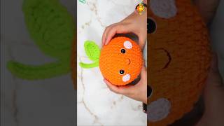 Fluffy Orange 🍊 Amigurumi Crochet Doll crochet amigurumi diy handmade crochettoys [upl. by Osnofla922]