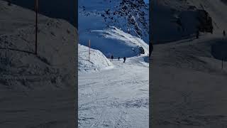 Skiing on Gemstock Andermatt Switzerland 🇨🇭 [upl. by Olinde348]