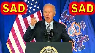 Joe Biden LITERALLY Gaffed for 30 minutes TODAY In Philly While Screaming 😉😉😀 [upl. by Farrison]