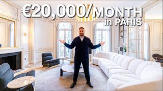 Inside a €20000Month PARIS LUXURY APARTMENT Rental [upl. by Sabsay982]