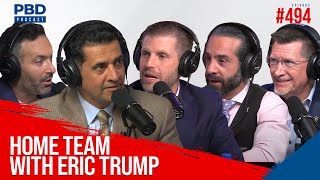 Eric Trump on Rogan Interview Upbringing Kamala Rally amp Doug Emoff Allegations  PBD Podcast [upl. by Hairahcez587]