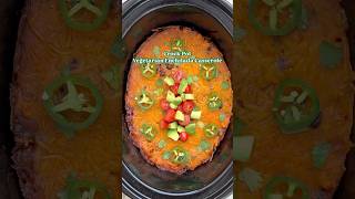 Slow Cooker Crockpot Vegetarian Enchilada Casserole slowcooker crockpot vegetarianrecipes onepot [upl. by Eadwine]