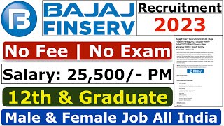 Bajaj Finserv Recruitment 2023  Bajaj Finance Vacancy  Jobs For Freshers  Bajaj Finance Jobs 2023 [upl. by Boorer]