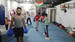 boxing workout 🔥🥊wbcboxing neerajsainiboxer ak fitboxing proboxing wboboxing boxingworkout [upl. by Adnorrahs]