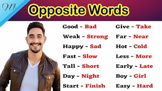 Opposite Words in English  English Vocabulary [upl. by Aronoh]