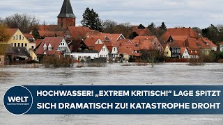 HOCHWASSER IN DEUTSCHLAND quotExtrem kritischquot Lage spitzt sich dramatisch zu Nun droht Katastrophe [upl. by Eiblehs549]