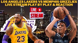 LIVE  Los Angeles Lakers Vs Memphis Grizzlies Live Play By Play amp Reaction NBA [upl. by Aleac]