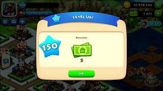 TOWNSHIP Level 150 Gameplay  1 [upl. by Shuler]