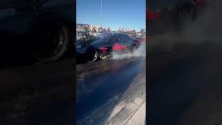 Street Outlaws Kye Kelley layin down a big burnout in his Shocker 3rd Gen Camaro in North Carolina [upl. by Sorce]