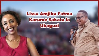 Tundu Lissu Amjibu Fatma Karume Sakata la quotUbaguziquot [upl. by Ashling528]