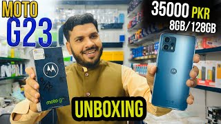 Motorola Moto G23 Unboxing Detailed  Price In Pakistan [upl. by Stedt]