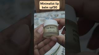 Minimalist lip balm spf30 review unboxing amazonapparel review amazonfinds [upl. by Kris]