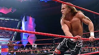 Greatest Superkick of all time Raw May 2 2005 [upl. by Ennairrek642]