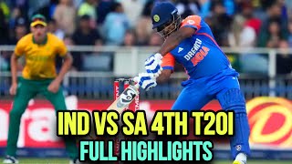 Ind vs Sa 4th t20i full highlights  India vs South Africa t20i match highlights [upl. by Grani]