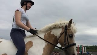 Bareback schooling session  full video [upl. by Anauqahc]