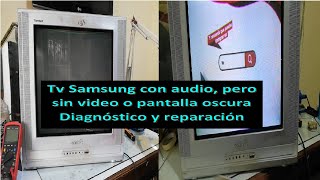 tv samsung con audio pero sin imagen o pantalla oscura [upl. by Suzie]