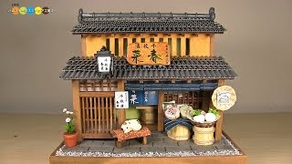 Billy Miniature Tsukemono Japanese Pickles Shop Kit ミニチュアキット 京都の漬物屋さん作り [upl. by Nosila104]