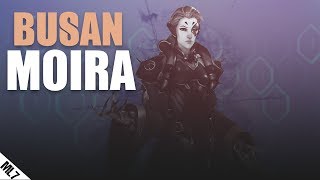 mL7  BUSAN MOIRA  OVERWATCH NEW MAP GAMEPLAY tips [upl. by Maitund]