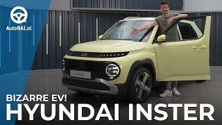 Hyundai INSTER kleine EV met volwassen specificaties  WALKAROUND  AutoRAI TV [upl. by Annaillil618]