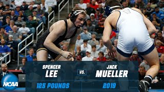 Spencer Lee vs Jack Mueller FULL 2019 NCAA Championship match at 125 pounds [upl. by Yrogreg]