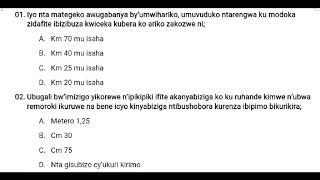 Ikizamini cyiza rwose Ubaye uzakorera Provisoire ntukwiye gucikwa nubu bwenge hano harimo ibyawe [upl. by Bois627]