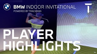 European Tour Pros Play Wentworth on Golf Simulator  BMW TrackMan Invitational [upl. by Annabal]