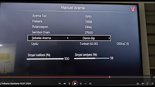 TRT1 Maç Yayını Güncel Frekansı Ayarlama [upl. by Nov]