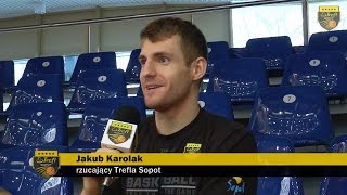 Kwestionariusz w 5 sekund  Jakub Karolak  Trefl Sopot [upl. by Adnelg]