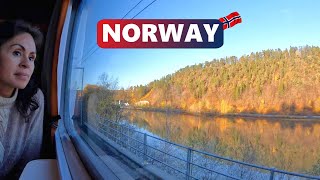 🇳🇴 The BEST train ride in the World Oslo to Bergen 🚂 Walking Tour of Bergen 🚶🏼🚶🏼‍♀️ [upl. by Sucramal826]