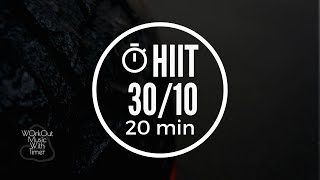 Interval Timer With Music  30 sec rounds 10 sec rest  Mix 102 [upl. by Aihtniroc]