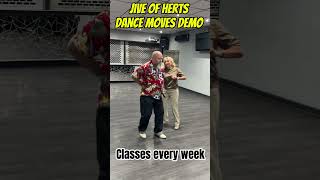 Jive of Herts dance moves demo Twin Double Handed Turns dance dancer rocknroll dancevideo [upl. by Hpejsoj]