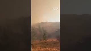 Dramáticas imágenes del incendio en El Durazno Villa Yacanto de Calamuchita Córdoba [upl. by Selwin]