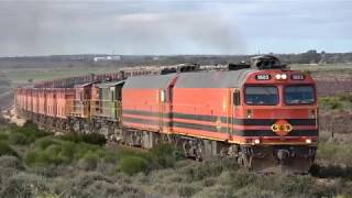 Ceduna South Australia Gypsum Trains [upl. by Itagaki]