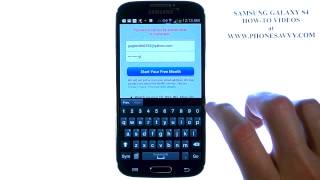 Samsung Galaxy S4  How Do I Watch Netflix From My Smartphone [upl. by Nerrad]