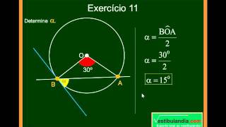 Matemática  Aula 46  Geometria Plana  Ângulos na Circunferência  Parte 2  Final [upl. by Felt]