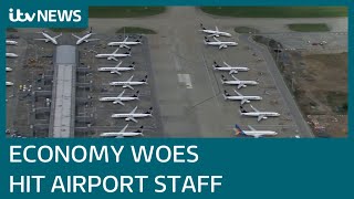 Airports warn of 20000 job losses as Swissport downsizes  ITV News [upl. by Zaccaria]