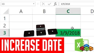 Increase Textbox Date Using Up and Down Arrow Keys Worksheet Cell Using Events [upl. by Ayanaj]