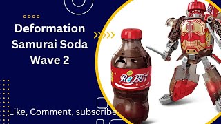 Deformation Samurai Soda Wave 2 Raiders Toy Reviews [upl. by Adnalro932]