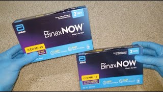 2023 BinaxNOW COVID19 Antigen Self Test Kit [upl. by Oicelem907]