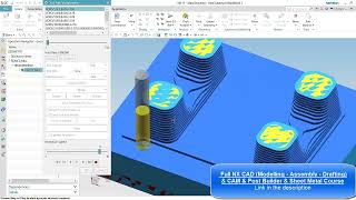 Siemens NX CADCAM Post Builder amp Sheet Metal [upl. by Miahc]