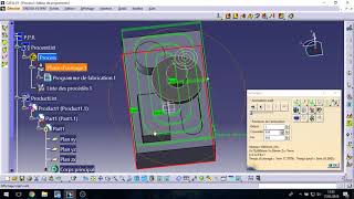 introduction à la FAO CATIA V5 usinage prismatic machining code G CNC DARIJA [upl. by Leesa]