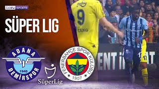 Adana Demirspor vs Fenerbahce  SÜPER LIG HIGHLIGHTS  11122023  beIN SPORTS USA [upl. by Hurlow]