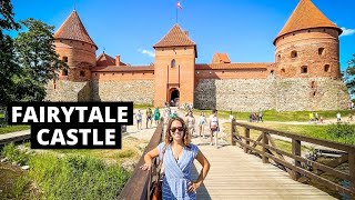 Lithuanias FAIRYTALE CASTLE  Trakai Castle [upl. by Channing4]