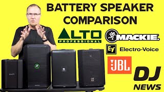 Comparing After A Show Alto Busker Mackie Thump Go JBL Eon One Compact EV Everse 8 Best Value [upl. by Ahsiekat493]