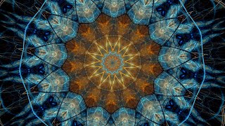 Splendor of Color Kaleidoscope Video v13 UpScaled to 4K60p Using Video AI w Cool Meditation Music [upl. by Anaujat685]