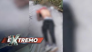 ¡Macabro hallazgo en calles de Ecatepec El cuerpo fue abandonado  Al Extremo [upl. by Aicilif]